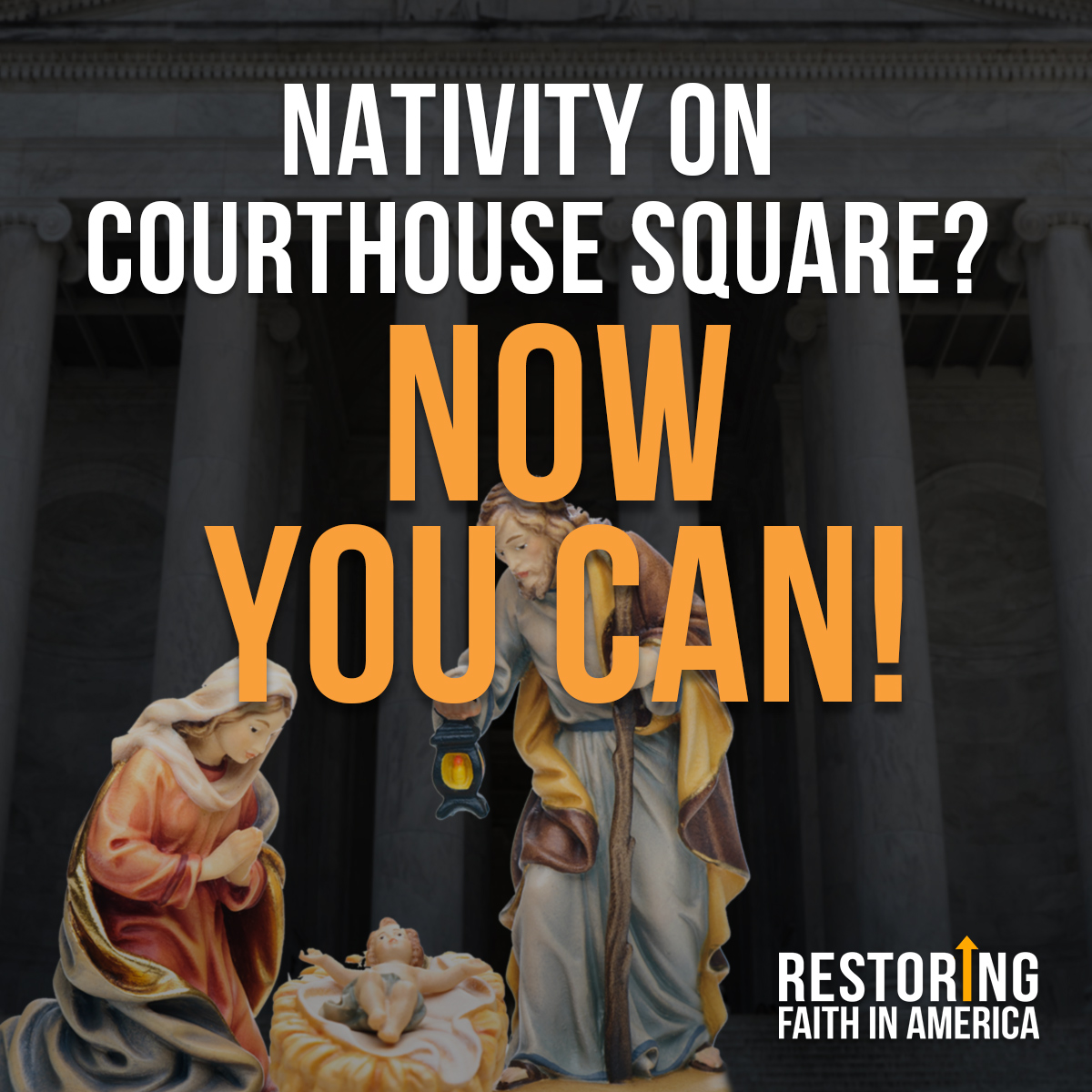 Nativity at Courthouse | Religious Freedom in America