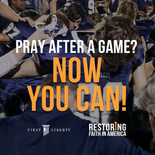 Pray After a Game | Now You Can | Restoring Faith in America