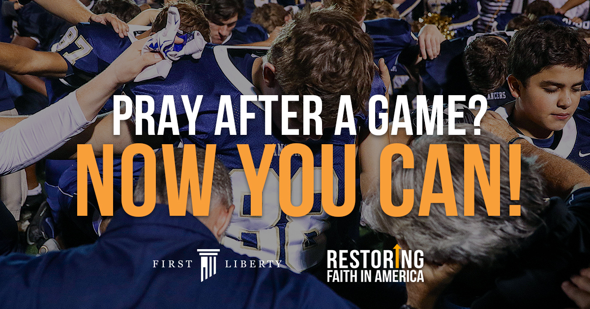Prayer After a Game | Now You Can | Restoring Faith in America